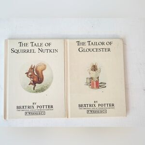 Vintage Beatrix Potter Peter Rabbit Book -Squirrel Nutkin & Tailor of Gloucester